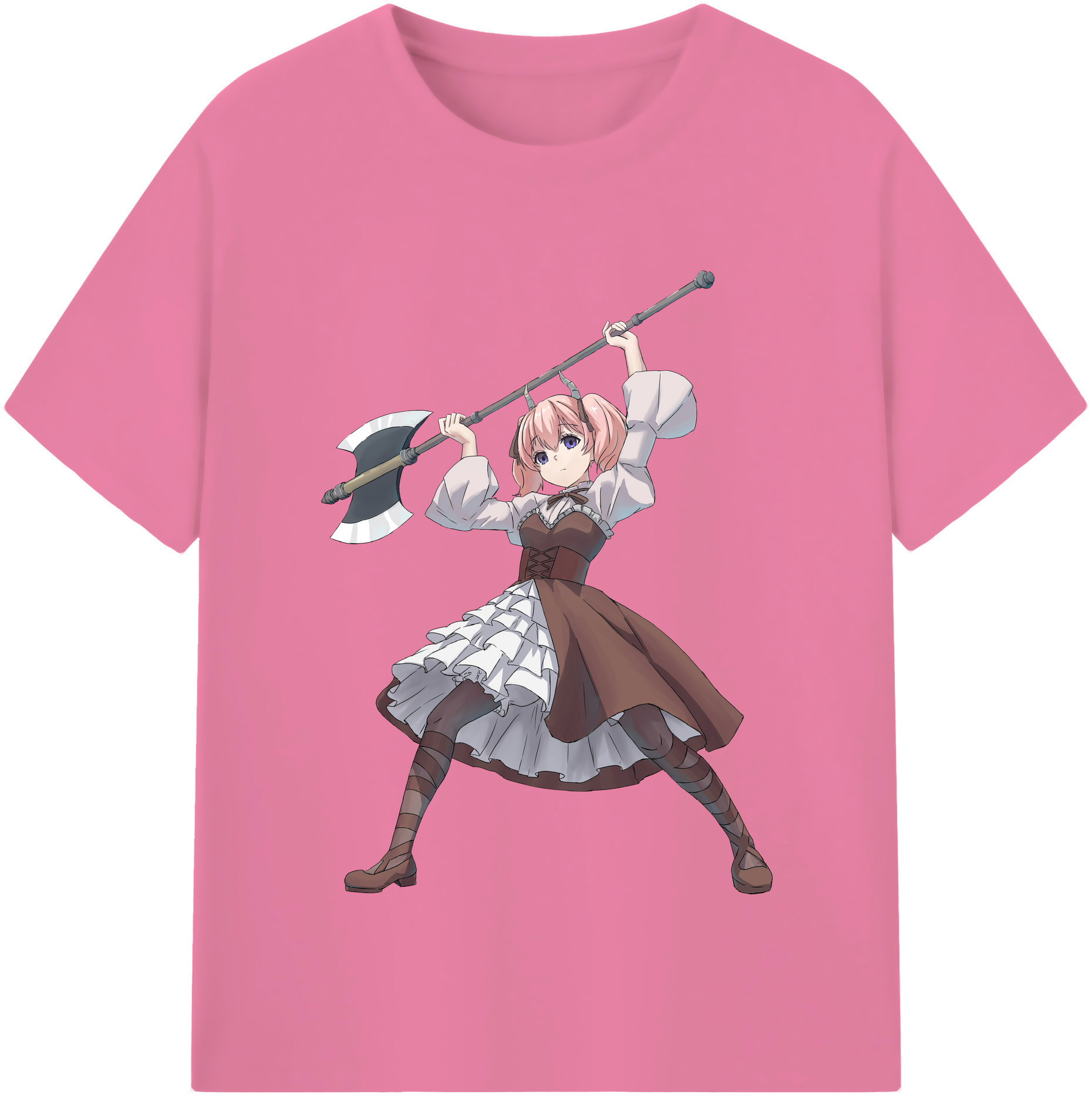 （画像用） 葬送のフリーレン Frieren 綿100％半袖Tシャツ（フロントプリント）